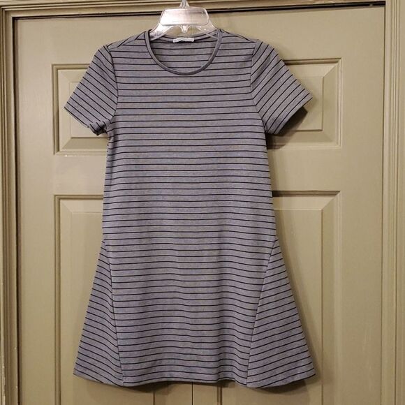 Zara Trafaluc gray and black tunic top - Picture 1 of 6